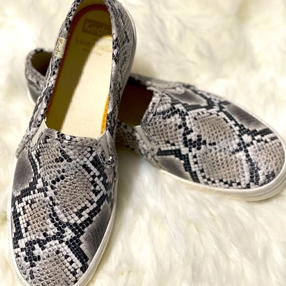 Keds Kate Spade New York snake print double decker 7 - Picture 1 of 13